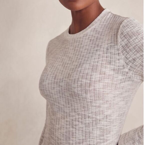 NWT FREE PEOPLE Aura Layering Top / White - Size Small - Picture 1 of 8